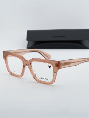 Calvin Klein CK24526 278 Unisex Square Eyeglasses 52mm - Brown